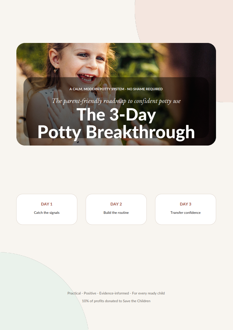 The 3-Day Potty Breakthrough: From Diapers to Confidence