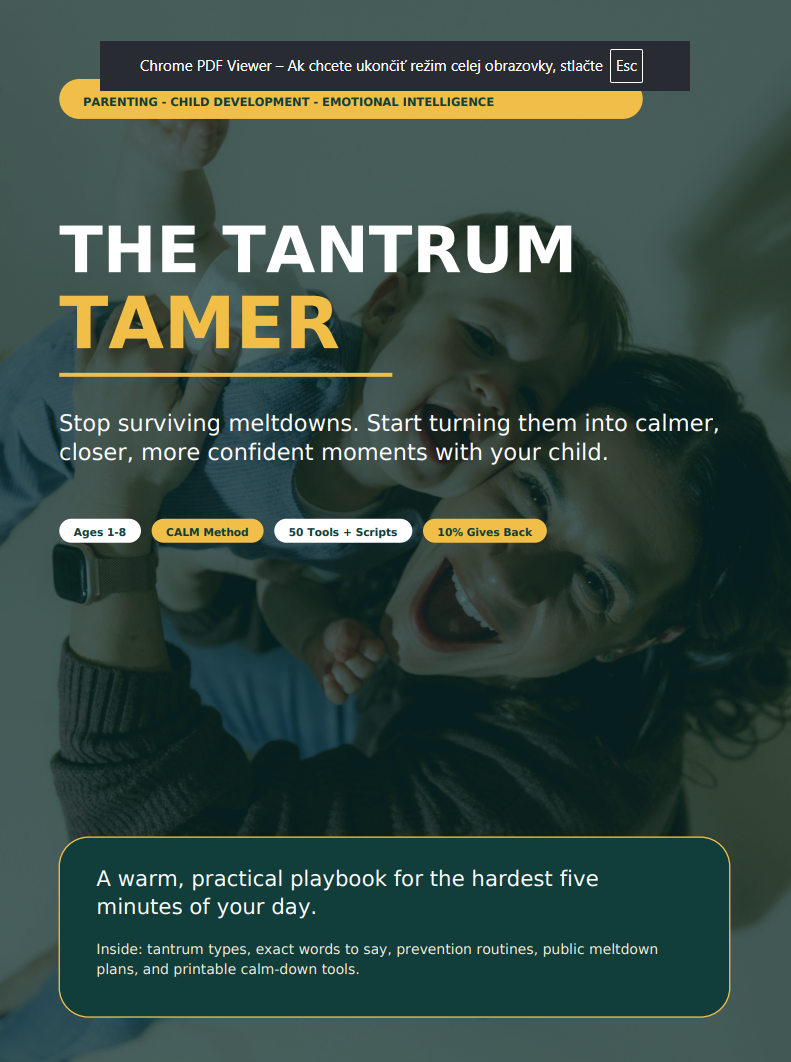 The Tantrum Tamer: A Practical Playbook for Meltdowns & Big Feelings